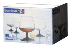 Набор фужеров Luminarc domino для коньяка 4шт