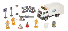 Игровой набор HTI Строительная команда с белым грузовиком