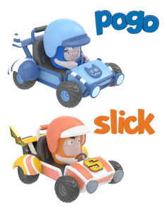 Игровой набор Oddbods Pogo slick RP2 Global Limited
