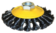 Щетка д/УШМ М14/115мм выгнутая сталь витая 51572 Энкор