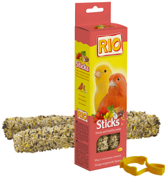 для птиц RIO , мед, семена, 1шт, 0.08кг