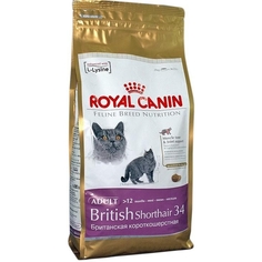 Сухой корм для кошек ROYAL CANIN British Shorthair, британская, домашняя птица, 2кг