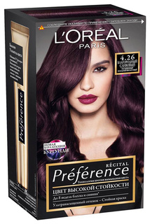 Краска для волос LOreal Paris Preference 4.26 Благородный Сливовый