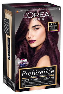 Краска для волос LOreal Paris Preference 5.26 Изысканный Бордо