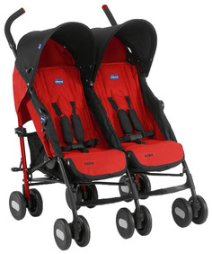 Коляска для двойни и погодок Chicco Echo Twin Garnet