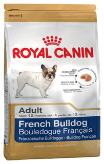 Сухой корм для собак ROYAL CANIN French Bulldog Adult, свинина, птица, 3кг