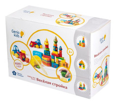 Набор для лепки из пластилина Genio Kids Веселая стройка