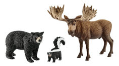 Игровой набор животных Schleich Обитатели лесов Северной Америки
