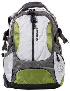 Рюкзак Wenger Large Volume Daypack зеленый/серый 35 л