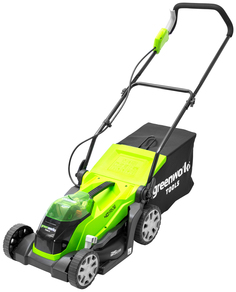 Аккумуляторная газонокосилка GreenWorks G-MAX 40V 35 см