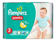 Трусики - подгузники Pampers Pants 6-11 кг - 32 шт