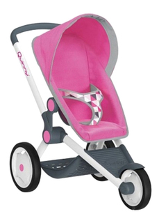 Прогулочная коляска для кукол Quinny розовая Smoby 255097