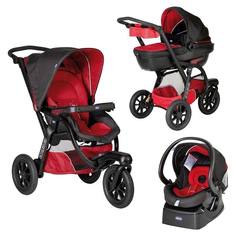 Коляска Chicco Trio Activ3 3 в 1 With Kit Сar RedBerry