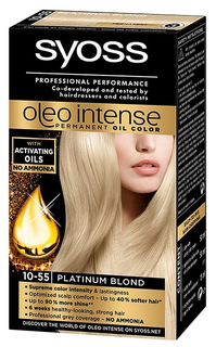 Краска для волос Syoss Oleo Intense 10-55 Платиновый блонд 115 мл