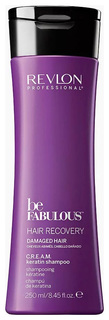 Шампунь Revlon Professional Be Fabulous Cream Очищающий с кератином 250 мл