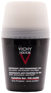 Дезодорант-антиперспирант VICHY Homme 48H Peau Sensible для чувствительной кожи 50 мл