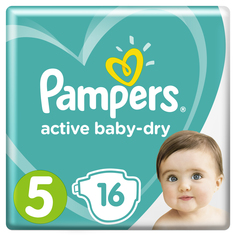Подгузники Pampers Active Baby-Dry Junior (11-16 кг) 16 шт.