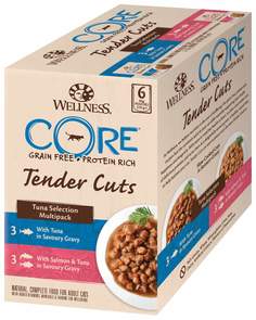 Влажный корм для кошек Wellness CORE Tender Cuts, рыба, 6шт, 85г