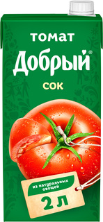 Сок томат Добрый с солью 2 л