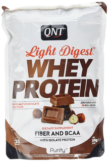 Протеин QNT Light Digest Whey Protein 500 г шоколад-фундук