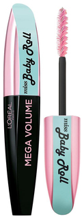 Тушь для ресниц L`Oreal Paris Mega Volume Miss Baby Roll Mascara 01 Black