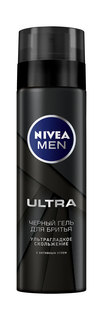 Гель для бритья Nivea Ultra Черный С Активным Углем 200 мл