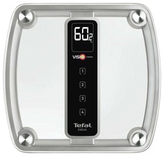 Весы напольные Tefal Visio Control PP5150V1 Прозрачный, серебристый, черный