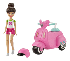 Кукла Barbie скутер и кукла