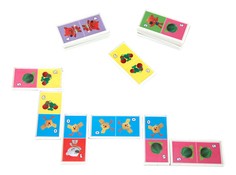 Семейная настольная игра Умка Домино Ми-ми-мишки