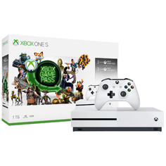 Игровая приставка Microsoft Xbox One S 1ТБ White + 3M season pass + Xbox LIVE 3м