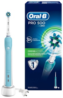 Электрическая зубная щетка Oral-B Pro 500 CrossAction