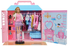 Кукла ABtoys Модница с гардеробом 84 предмета, 30 см