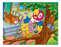 Детские кубики STEP Puzzle Попугай Кеша