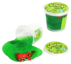 Лизун 1Toy Мелкие пакости слизь с лягушачьей икрой и фигуркой т59109
