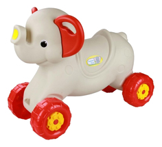 Каталка детская Альтернатива Слоненок слоновая кость Башпласт