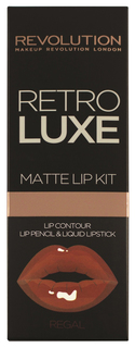Набор декоративной косметики Makeup Revolution Retro Luxe Kits Matte Regal 2 шт