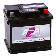 Аккумулятор автомобильный Afa AF-H4-52