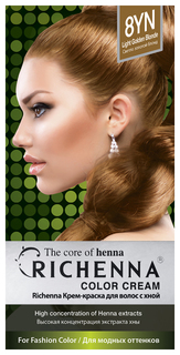 Краска для волос RICHENNA Color Cream 8YN Light Golden Blonde