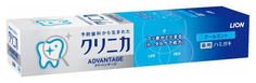 Зубная паста Lion Clinica Advantage Cool mint со вкусом охлаждающей мяты 130 гр
