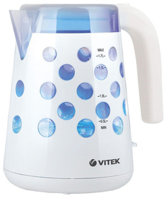 Чайник электрический Vitek VT-7048 W White/Blue