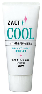 Зубная паста Lion ZACT COOL С освежающим и отбеливающим эффектом Для курящих 130 гр