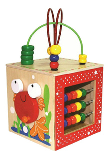 Развивающая игрушка Hape Активный куб-лабиринт