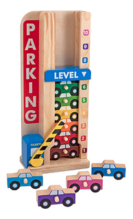 Деревянная игрушка для малышей Melissa & Doug Wooden Stack & Count Parking Garage