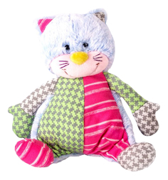 Мягкая игрушка Gulliver Котик цветной, 21 см