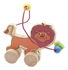 Каталка детская Мир Деревянных Игрушек Лев