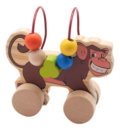 Каталка детская Мир Деревянных Игрушек Обезьяна