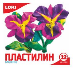 Пластилин Классика 12 Цв Луч Lori