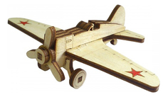 Конструктор деревянный Lemmo Советский истребитель И-16