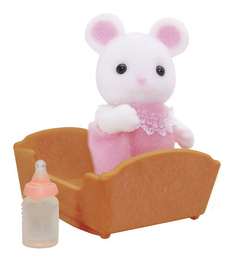 Игровой набор Sylvanian Families Малыш Белый Мышонок
