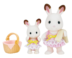 Игровой набор sylvanian families кролики в купальных костюмах